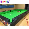 Inflatable Snooker Football Interactive Game Large Footpool Pool Table With 16 Balls Black Inflatable Billard For Soccer Event 1
