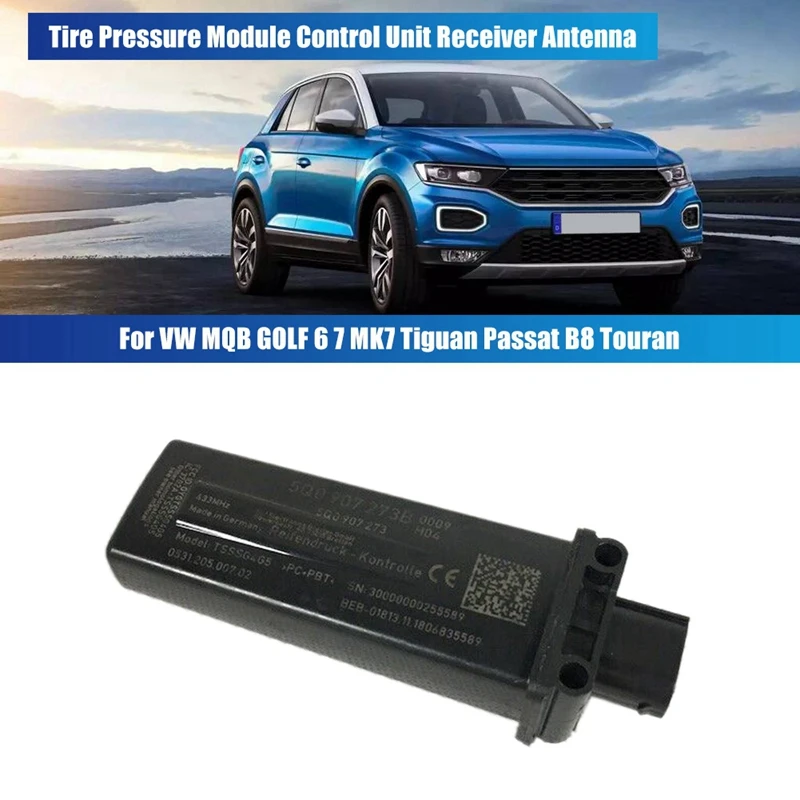 

5Q0907273B Car TPMS Tire Pressure Module Control Unit Receiver Antenna Component For VW MQB GOLF 6 7 MK7 Tiguan Passat B8 Touran