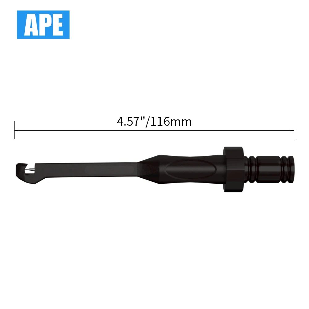 2pcs Multimeter Test Stick Safety Non-Destructive Wire-Piercing Probes 4MM Jack Puncture Test Hook Tool test probes multimeter pen test leads