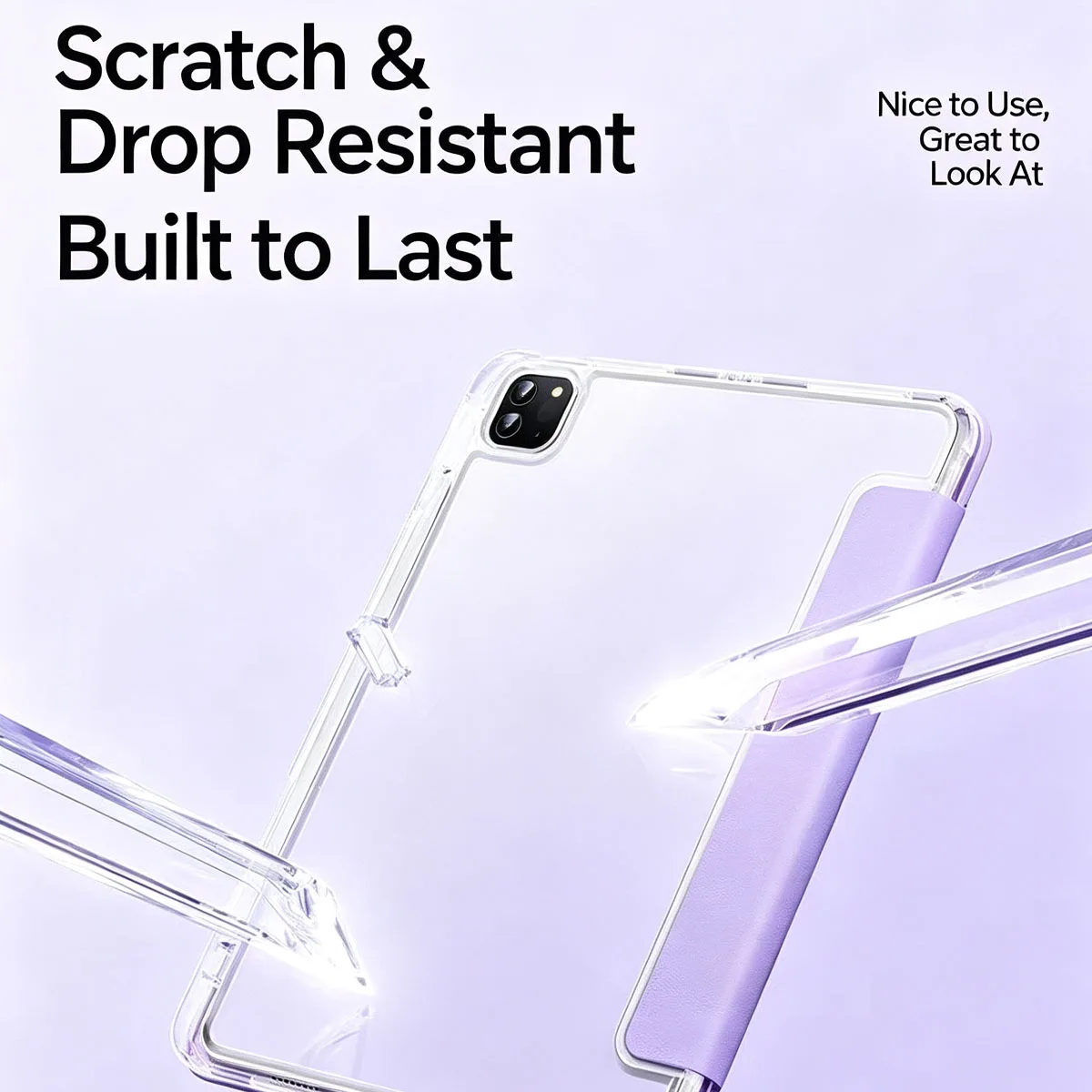 Enhanced Flip Clear Cover - Versatile and Stylish Protection