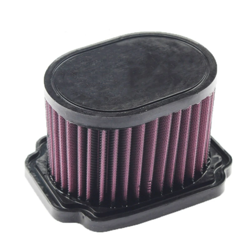 090E Motorcycle Air Filter Intake Cleaner For MT-07 2013-FZ-07 2015-XSR700-Engine Replacement Air Filter Air Filter Motorcycle Air Filter Air Filter Cleaner Motocross Air Filter