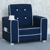 Chelsea Kids Upholstered Chair with Cup Holder, Navy 2