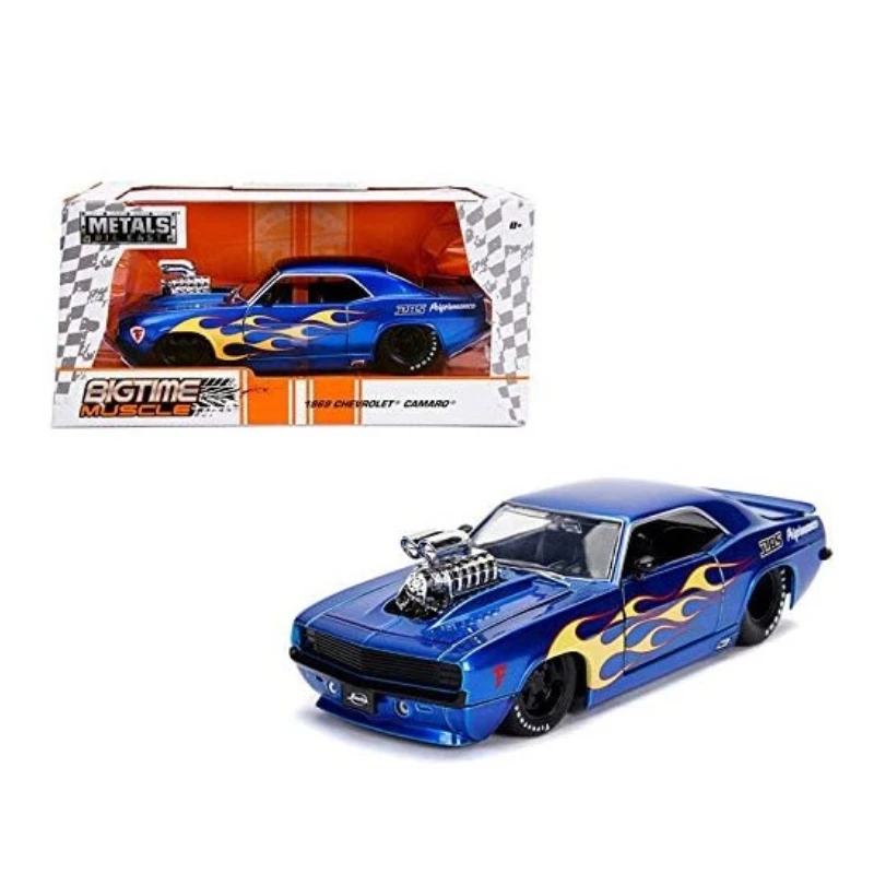 

Jada 1:24 1969 Chevrolet Camaro Modified Retro Muscle Car High Simulation Diecast Car Metal CHEVY BLAZER Alloy Model Car