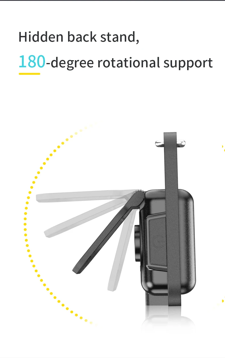 AIYATO Multifunction Locator Bluetooth Tracker Rechargeable floodlight Keys Find