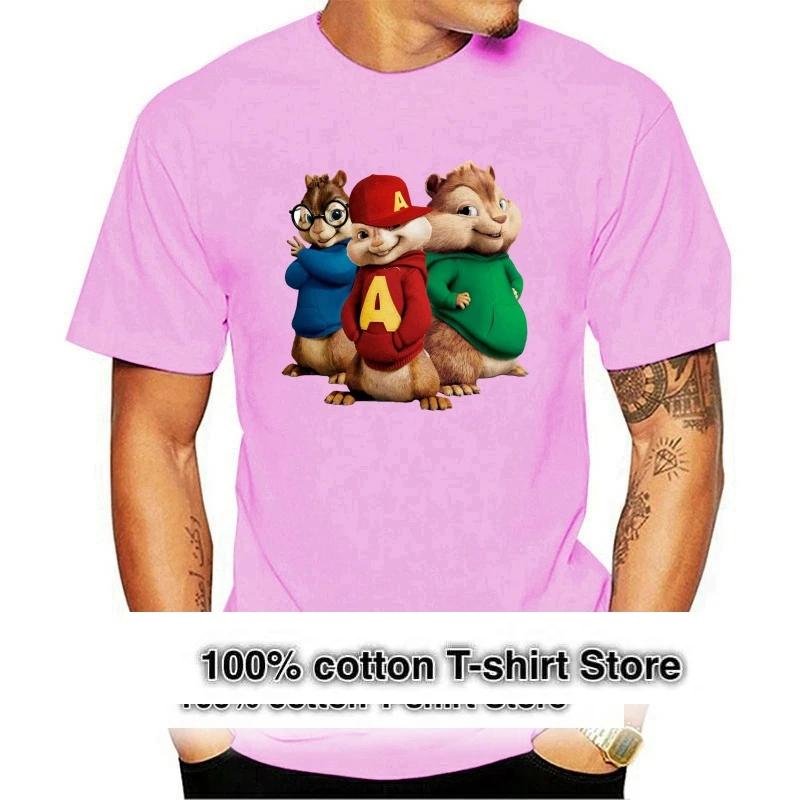 Uomo Animated Comedy Alvin And The Chipmunks T Shirt Donna