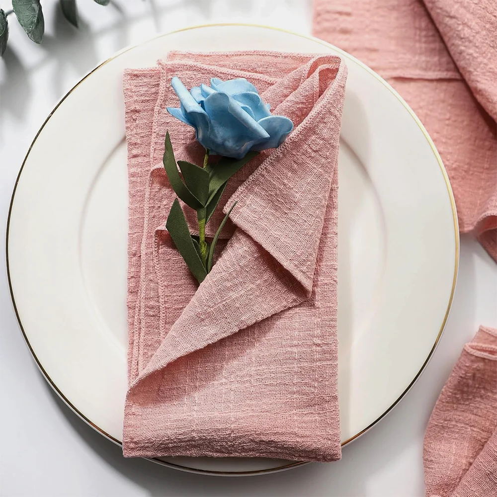 100PCS Cotton Cloth Napkins Gauze 30x30cm Wedding Decoration Everyday Use Dinner Tea Towel Party Sage Green Napkins Table Decor