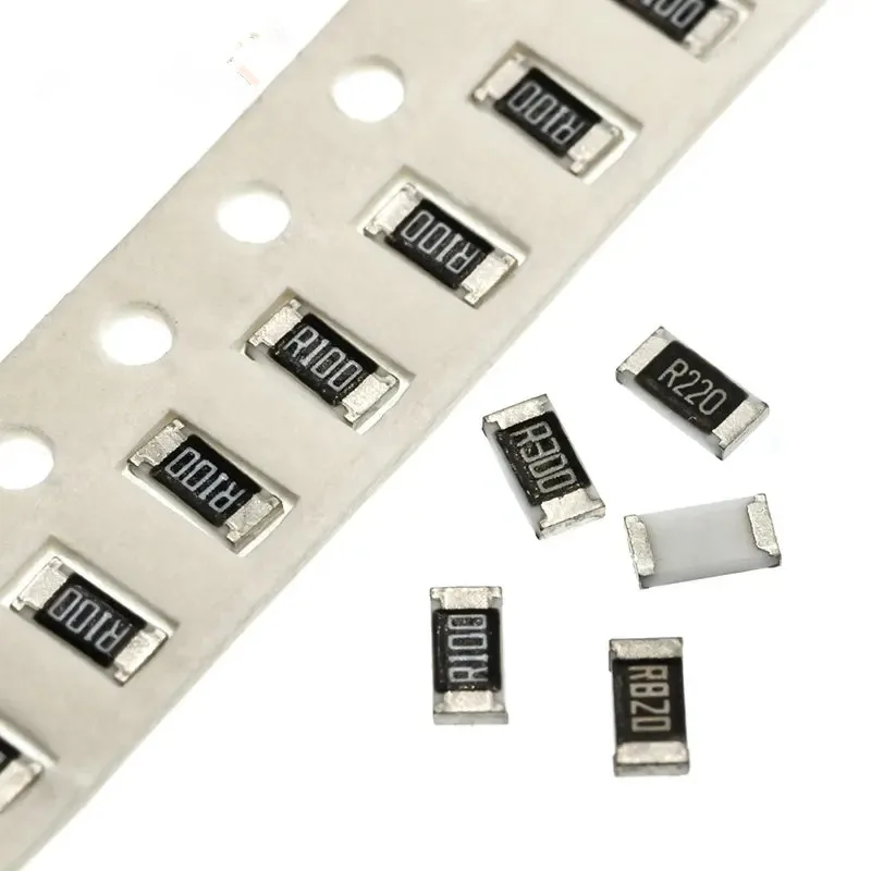 100pcs 1206 1% SMD resistor 1/4W 1.05K 1.15K 1.4K 2.1K 2.49K 2.8K 4.99K 6.04K 12.4K 21K 24.9K 28K 34K 49.9K 61.9K 90.9K ohm