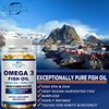 Premium Omega 3 Fish Oil | High EPA 1200 mg + DHA 900 mg | Supports Brain & Heart Health