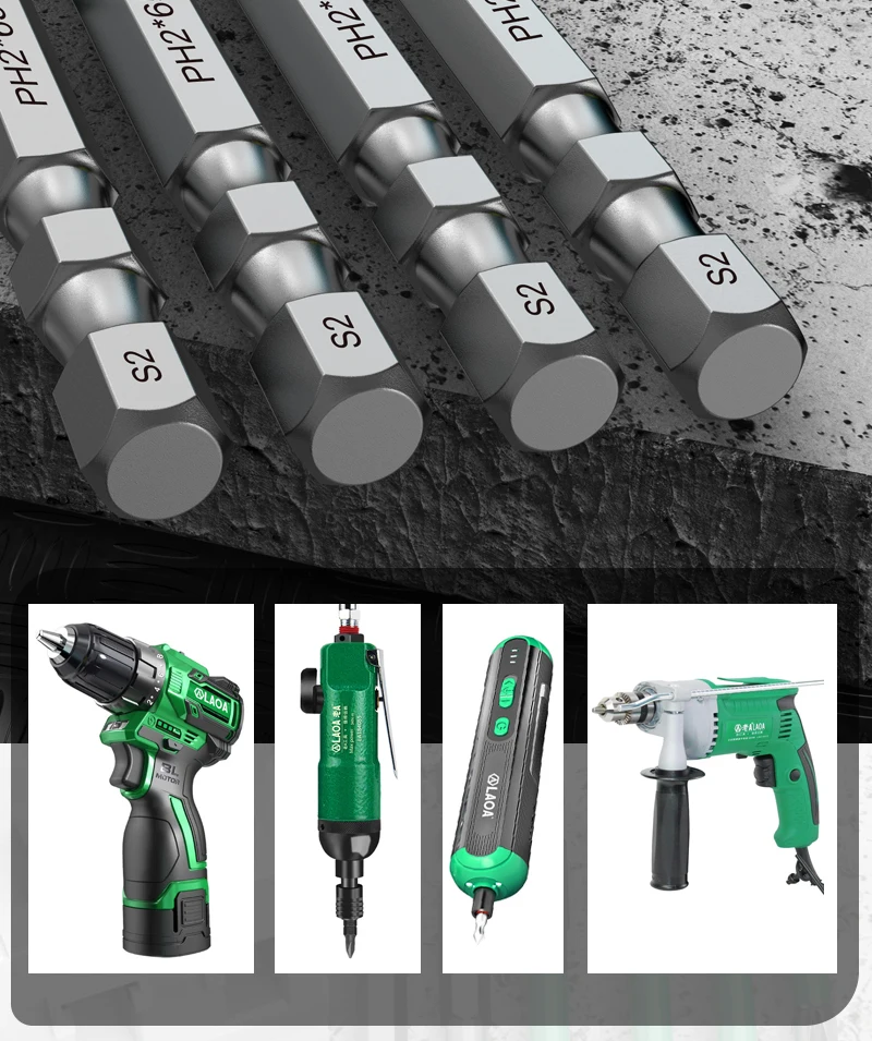 LAOA Starker magnetischer Kreuzschlitzschraubendreher S2 Schraubendreher-Bit für Elektriker PH2 – Detail 13
