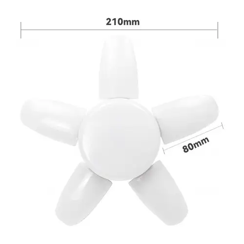 슈퍼 밝은 산업 조명 28W 60W E27 Led 팬 차고 조명 AC220V AC110V 2835 Led 높은 베이 산업 램프 작업장 2