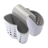 Sink Caddy-Sponge Holder- Kitchen Sink Soap Holder-Plastic Saddle Faucet-Caddy-Sink Organizer For Brushes,Sponges,Soap Durable 1