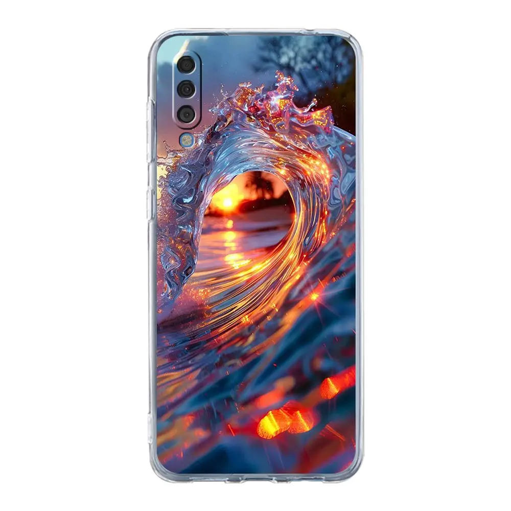 Blue Sea Ocean Waves Phone Case Cover