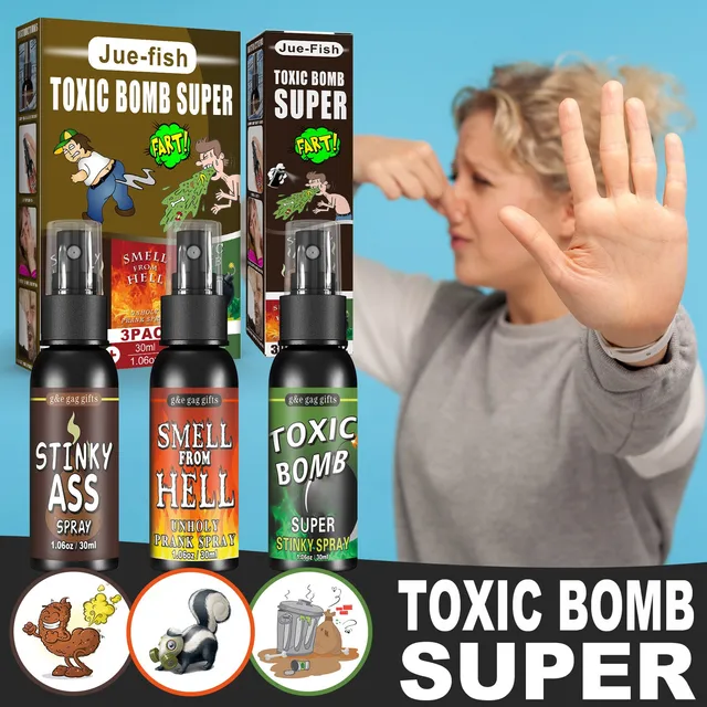 Spray de pet malodorant pour toute la personne, jouet parodie puant pour  toute la personne, divertissement, odeur de merde, odeur d'enfer, odeur de  bombe, noël, Halloween, cadeau de Thanksgiving - Temu France