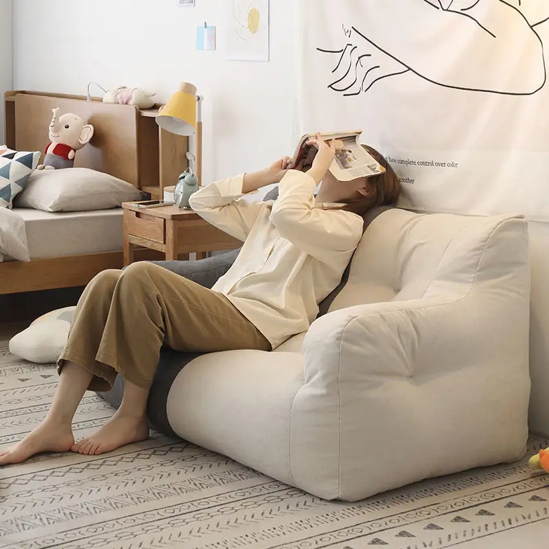 Lazy Tatami Bedroom Small Sofa Small Apartment Leisure Balcony Dormitory Bean Bag Sofa Sleeper Set Living Room Furniture