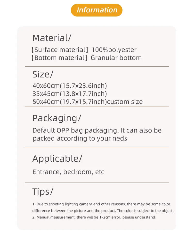 Tapis de bain moderne