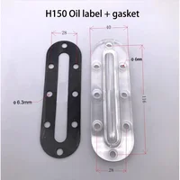 มาตรวัดระดับน้ำมันสำหรับกระจกมองน้ำมันของปั๊มคอมเพรสเซอร์แบบสกรู H150ฉลากวัดแรงดันน้ำมัน 2