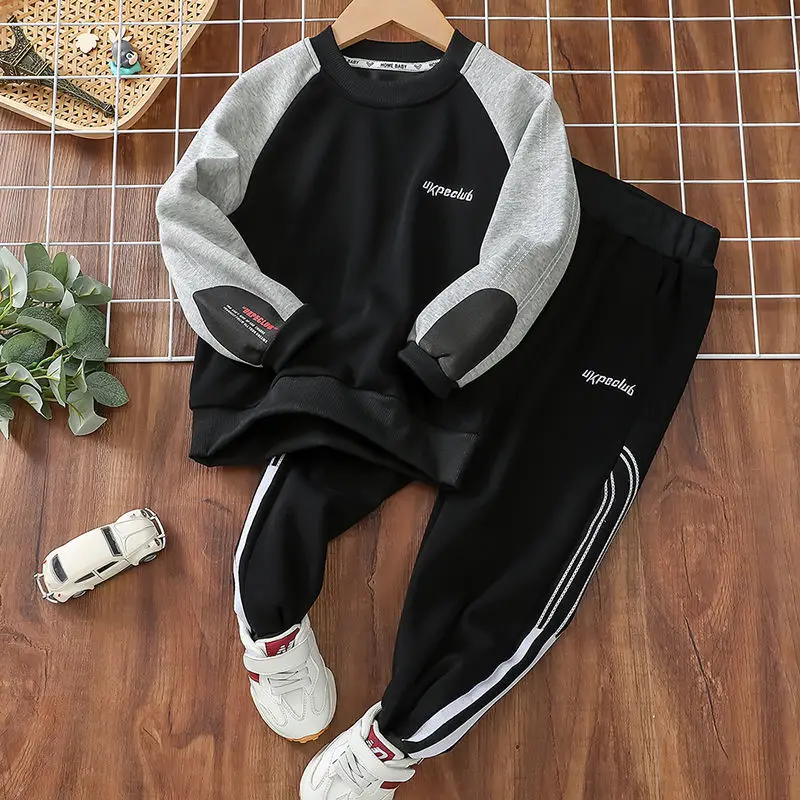 

Autumn New Teen Boys Clothes Set Kids Tracksuit Costume Hoodies Tops Pants Children Clothing Boys Outfits 4 6 8 9 10 12 14 Years