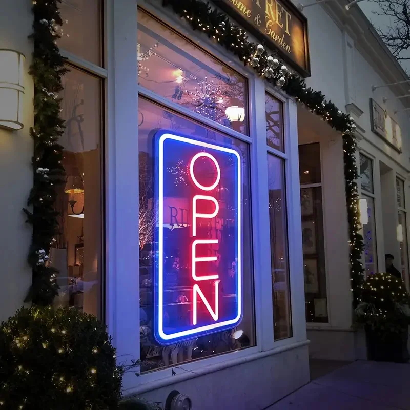 LED Ouvert Sign Enseignes Au Néon Ouvertes Pour Shop