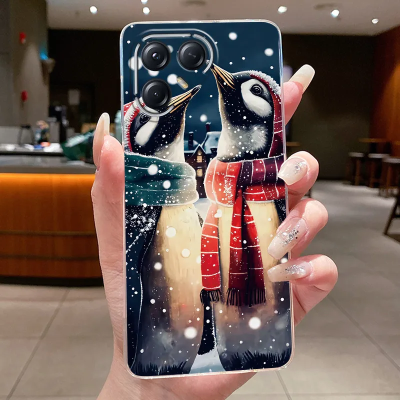 Aesthetic Luxury Soft Silicone Transparent TPU Phone Case Back Cover