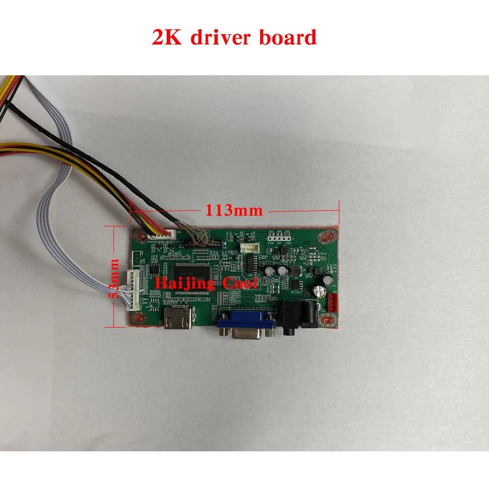 Haijing-diy Monitor Lcd Display Screen Kit Motherboard Driver Controller Test Mainboard Cool Faça Você Mesmo Imac A1419 2k Lm270wq1 sd f1 f2 - Imagem 2