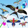 Eagle Kite and Rod Kite Line Large Eagle Flying Bird Kites Children Gift Cartoon Kite Family Trips Garden Outdoor Sport DIY Toy 2