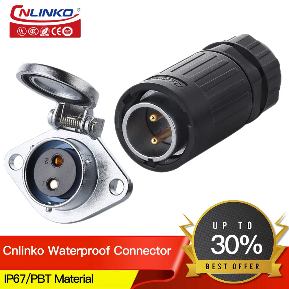 Wasserfest 4 Pin Anschluss Industrielle IP67 Außen Stecker Buchse Power Kabel Wasserfest 4 Pin Anschluss Industrielle IP67 Außen Stecker Buchse Power Kabel