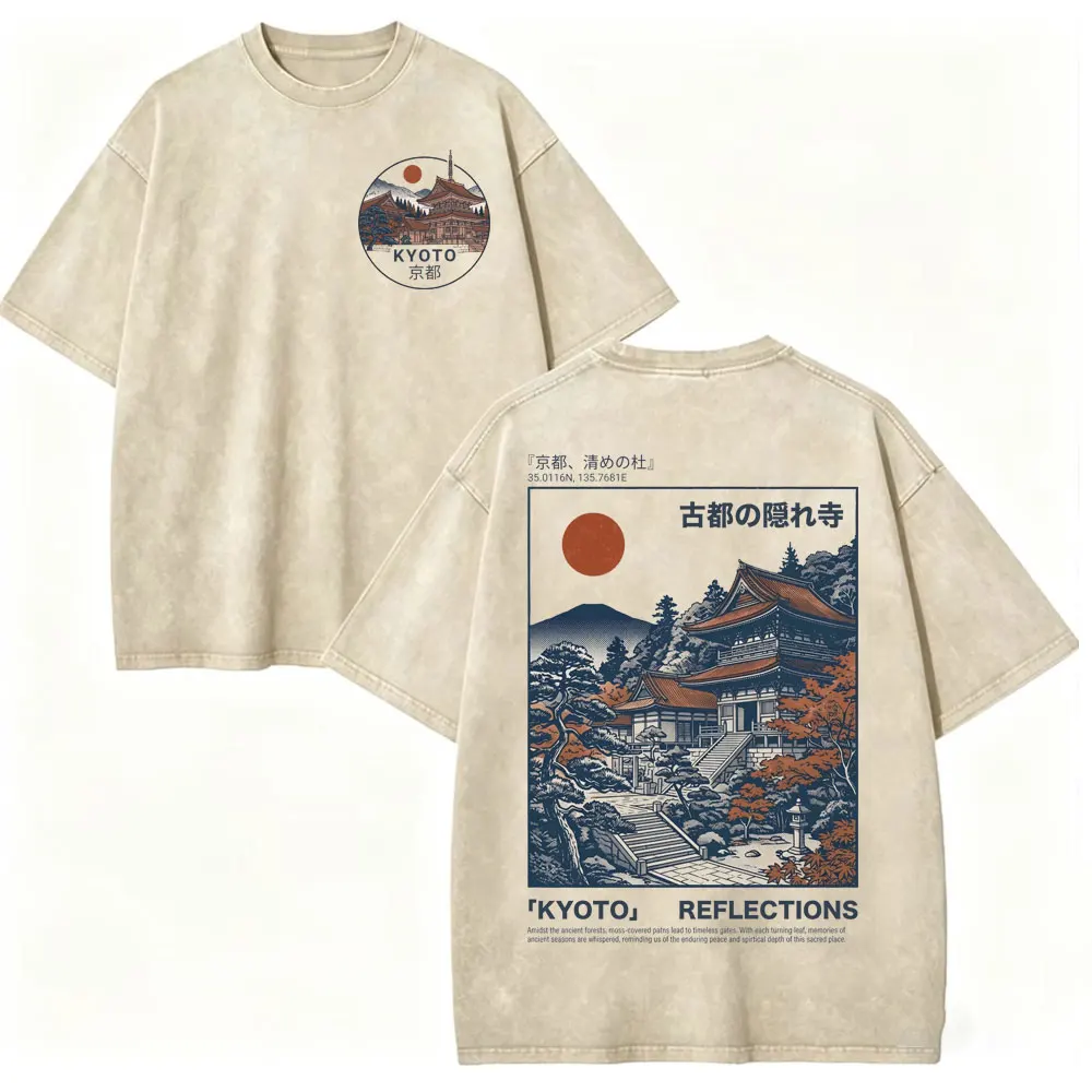 Vintage Washed Harajuku Oversized Cotton T-Shirt - Unisex Casual Streetwear Fashion