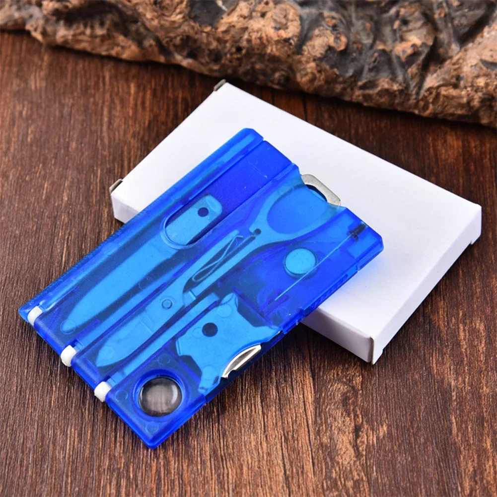 Description Picture 6 of itemMini Pocket Credit Card Portable Multi Tools Outdoor Survival Camping Equipment 1 Box Portable Hiking Card Tools Gear
