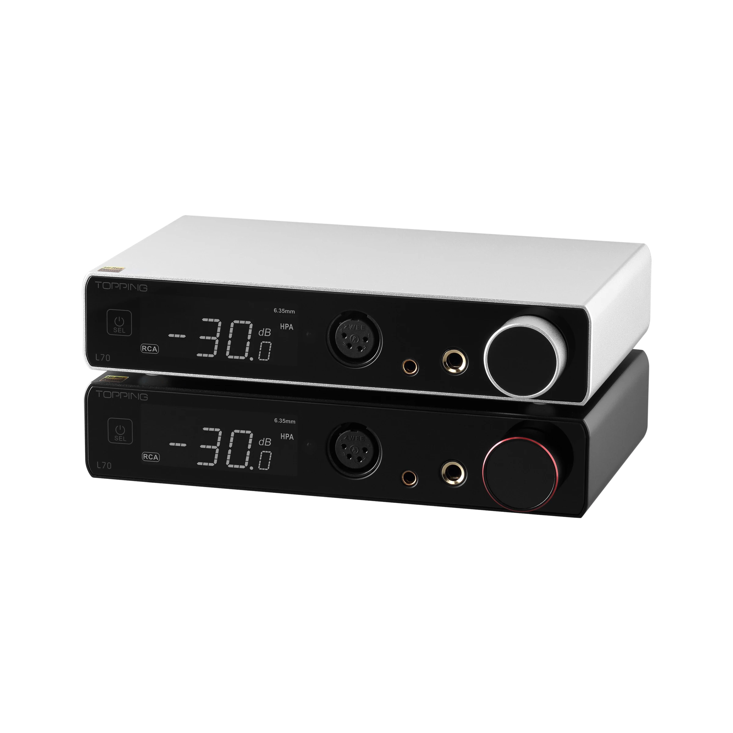TOPPING L70 Audio Amp FULL Balanced NFCA Headphone Amplifier 4 pin XLR/4.4mm balanced/6.35mm SE Output NFCA Power Preamp 7500mW