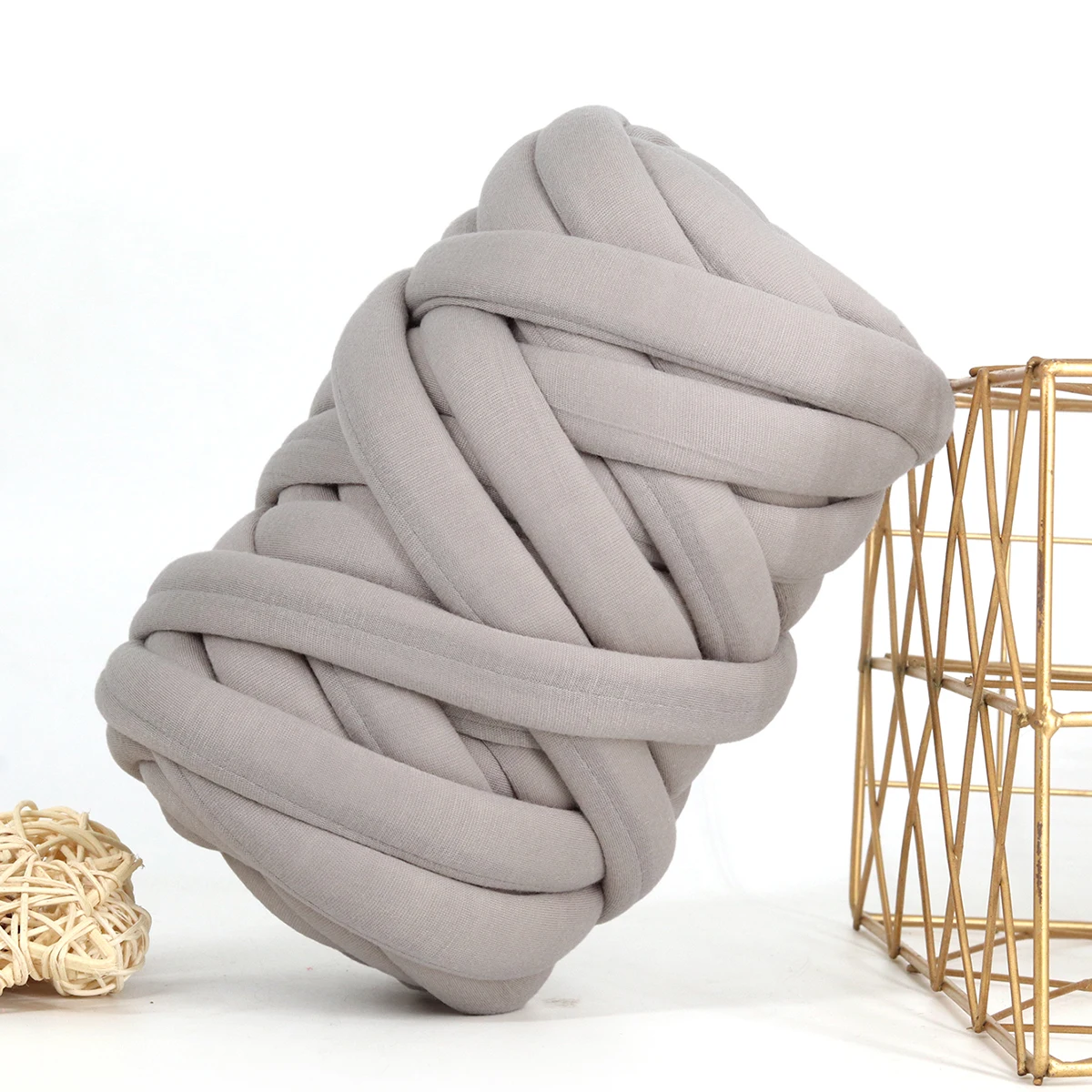 Luxurious Thick Chunky Cotton Wool Tube Yarn