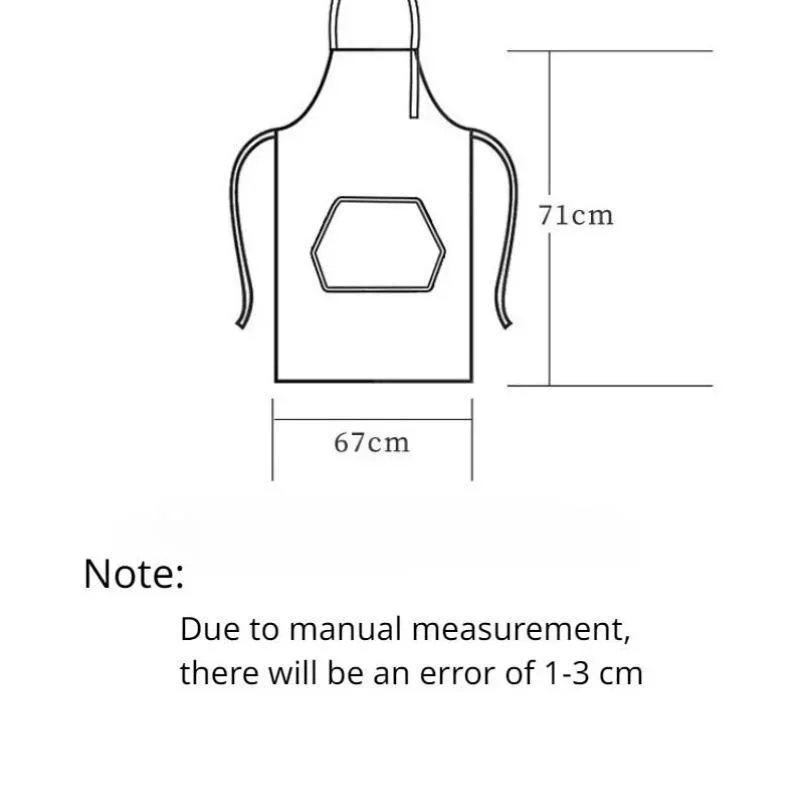 Kitchen Apron Cook Apron Cooking Apron Waterproof Apron Adjustable for Cooking Baking Restaurant