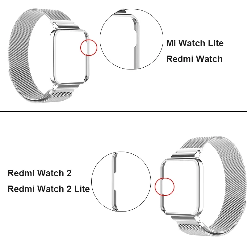 Silicone Smartwatch Band with Protective Case Cover - Durable, Comfortable Strap Accessory