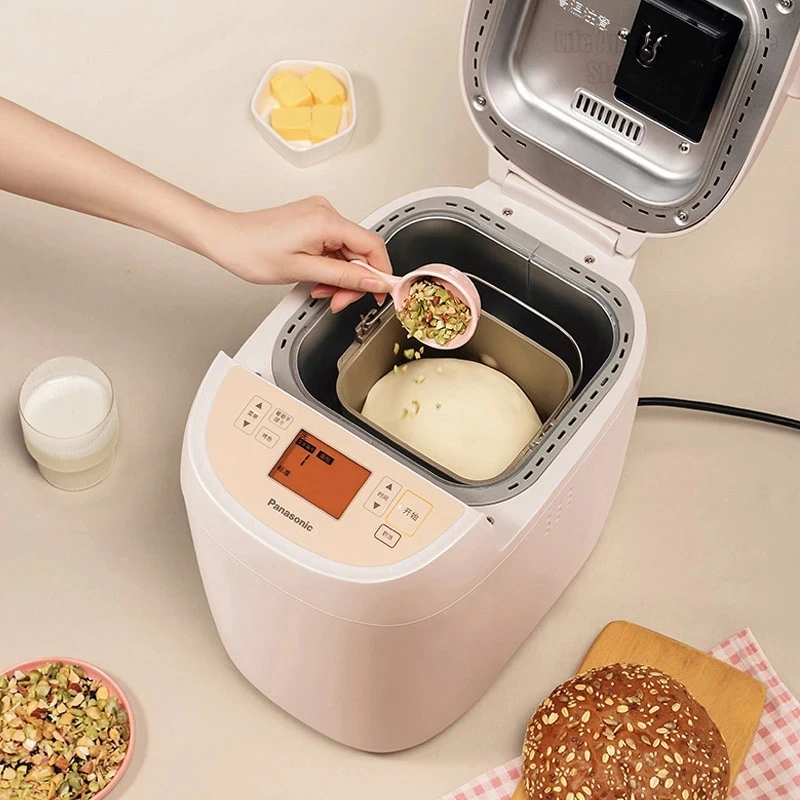 Panasonic Bread Maker SD-PY100 Pink Household Automatic Dough Kneading Fermentation Bread Machine 18 Menus Kitchen Appliances