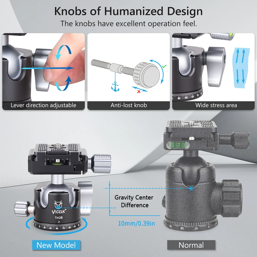 Phone Tripod Phone Tripod Stand Camera Tripod Mini Tripod Kit VT223C + TH28 Carbon Fiber Mini Lightweight Compact Tabletop Tripod with Magic Arm and Phone Clip for Mobile Phone Camera DSLR