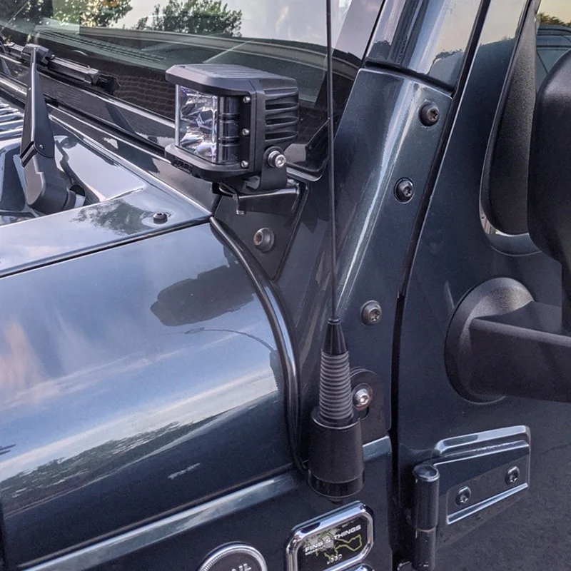 Antenna Mount Driver Side CB Antenna Mount Radio Mounting Bracket CB