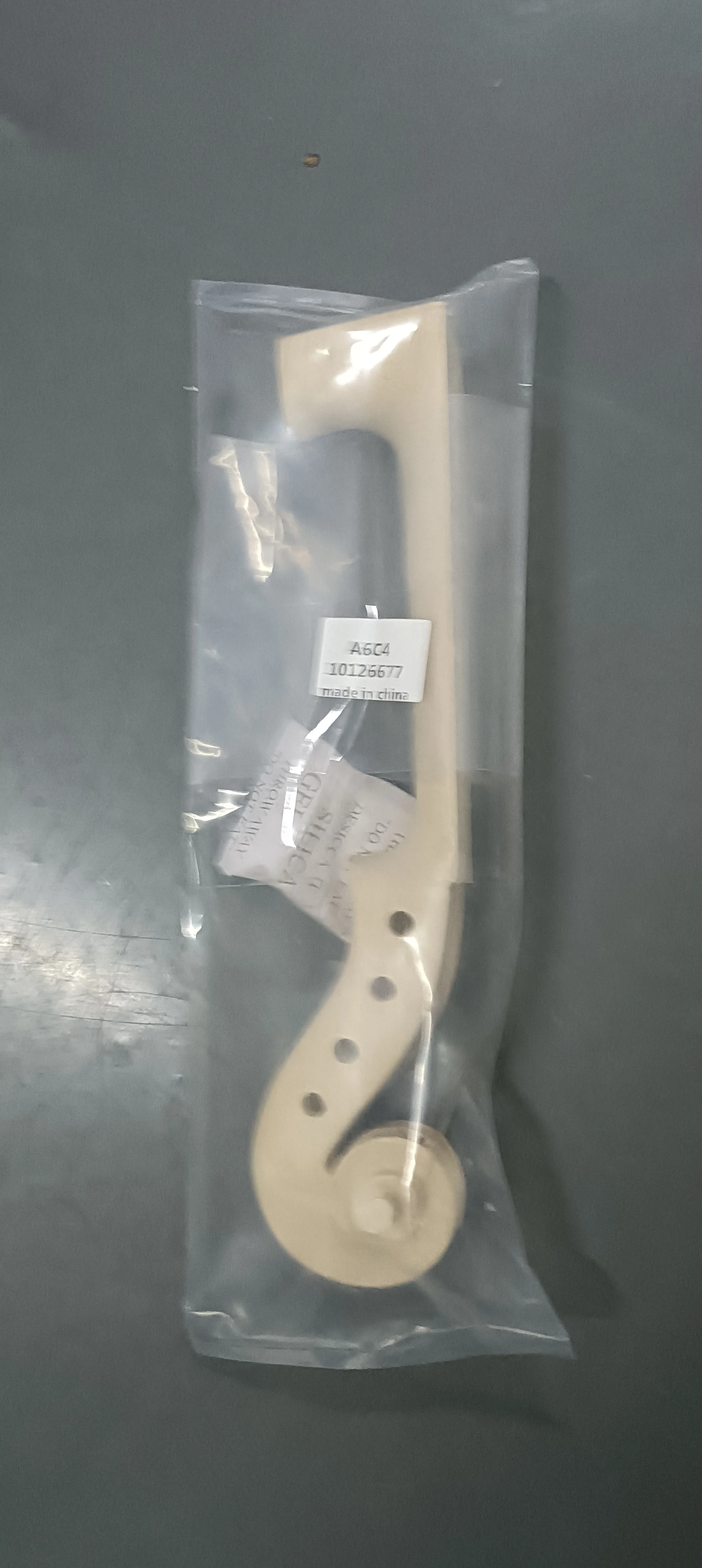 Yibuy Neck Hand Carved Maple Wood Violin Parts for 4/4 Full Size