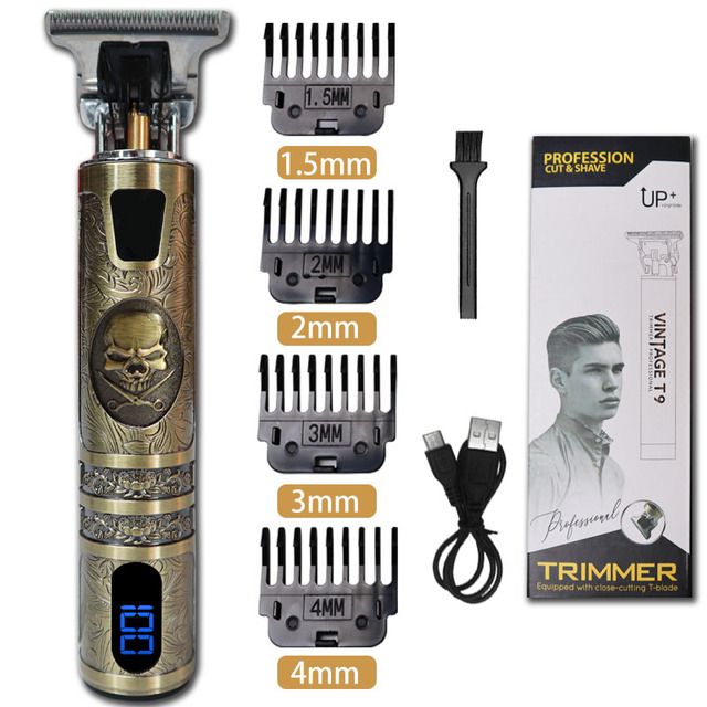Hair Clipper Electric hair trimmer Cordless Shaver Trimmer 0mm Men Barber Hair Cutting Machine chargeable T machine beard cut
