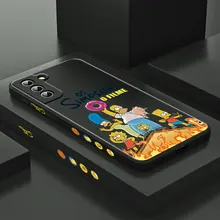 

Bart The Simpsons For Samsung Galaxy S21 S20 S10 Note 20 10 Ultra Plus Pro FE Lite Liquid Left Phone Case Soft Fundas Coque Capa