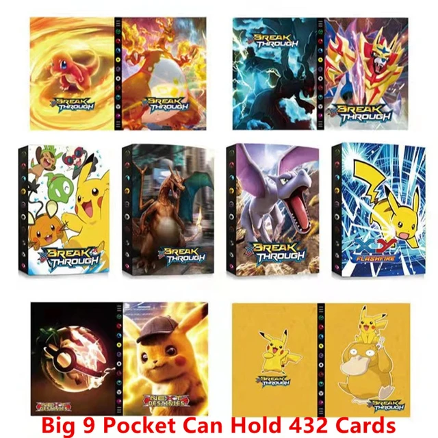 Album de cartes Pokemon, livre de dessin animé TAKARA TOMY, 80/240 pièces,  cartes de jeu