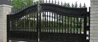 Reasonable Price  Wrought Iron Gate Accessories Iron Main Gate Designs Wrought Iron Gate 2