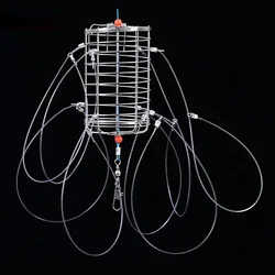Premium Fishing Trap Cage for Crabs, Shrimp, and Crawfish Lure (Bait Cage)