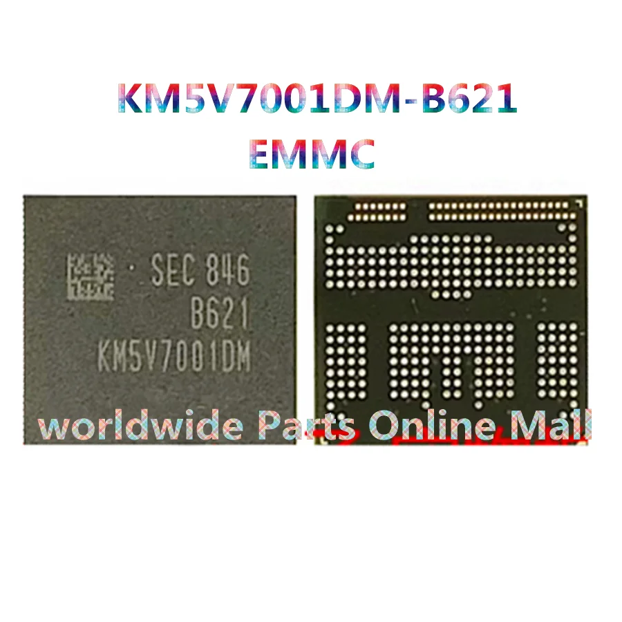 1 шт.-3 шт. Φ KM5V7001DM EMMC EMCP UFS 128 ГБ eMMC BGA254 Стандартный чип спаянный шар