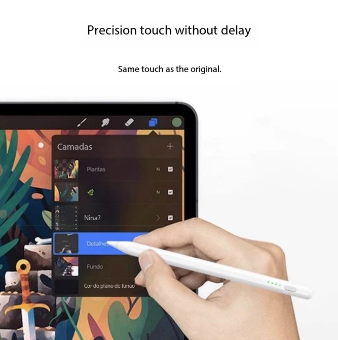 ApplePencil 2nd Gen Capacitive Pen For IPad Drawing, Magnetic Stylus For Handwriting
