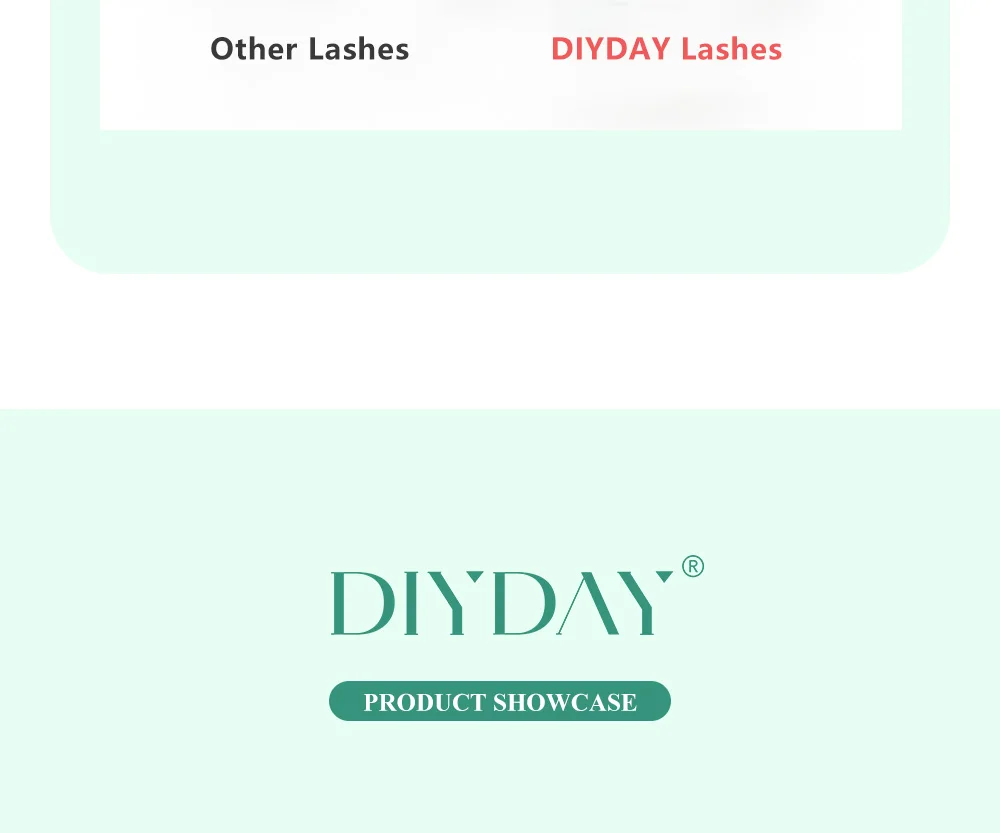 DIYDAY U-shaped 3D 4D 5D Eyelash Extension