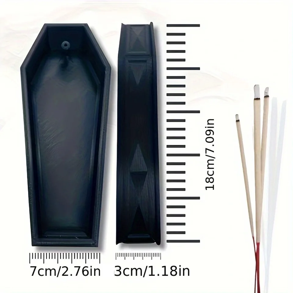 Wakects Brucia Incenso a Riflusso, Realizzato a Mano, Bruciatore di Incenso a Flusso Inverso Porta Incenso a Cascata per Decorazioni per la Casa Ceramica, Nero