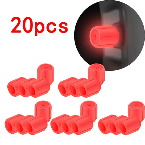 Luminous Tire Valve Caps 6 Colors Car Motorcycle Glowing Valve Cover Car Tire Wheel Hub Styling Tool Auto Accessories 4/8/20pcs - Image 17
