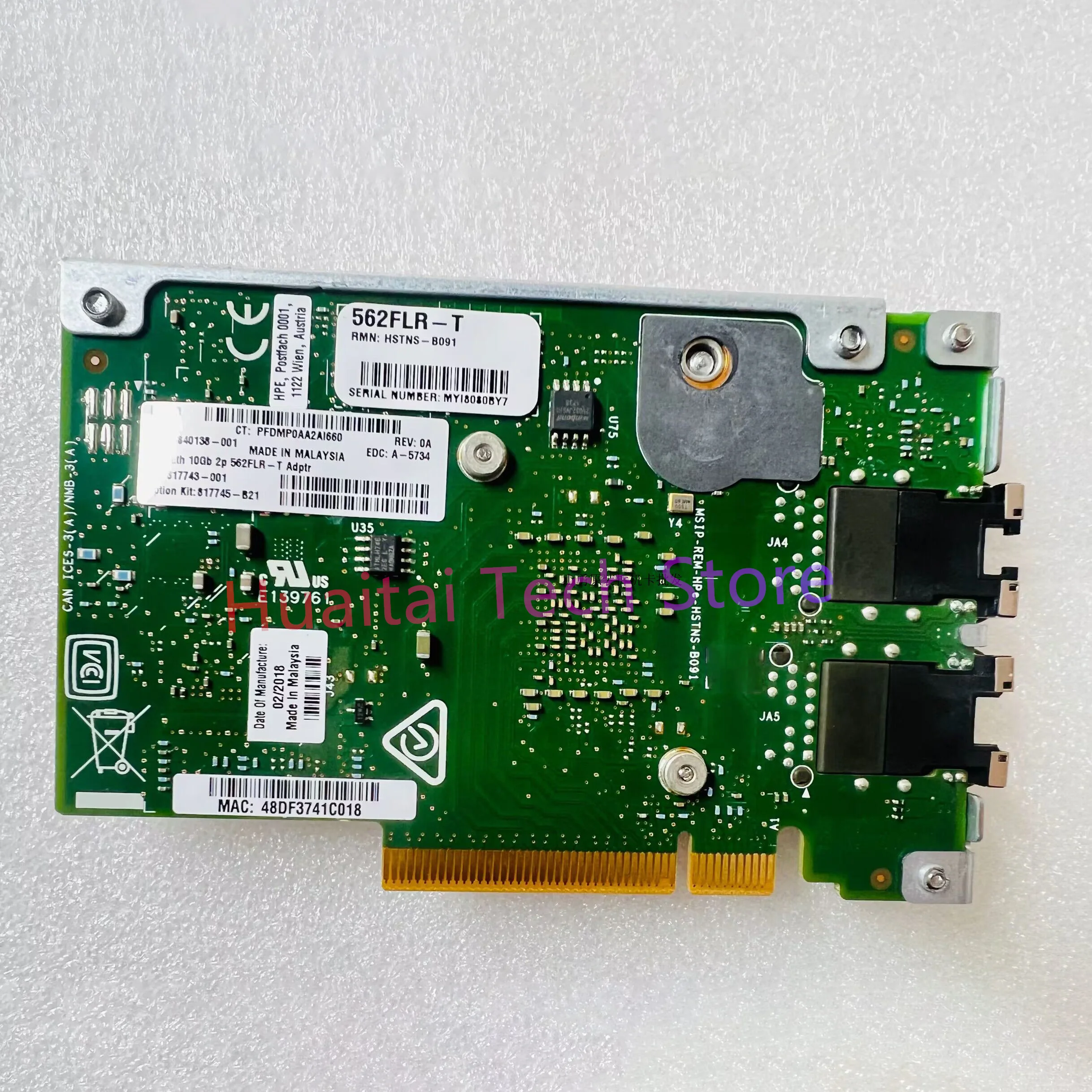 For HPE 10G 2P ten Gigabit network adapter 562FLR-T 817745-B21 840138-001 817743-001 5 For HPE 10G 2P ten Gigabit network adapter 562FLR-T 817745-B21 840138-001 817743-001 - Image 3