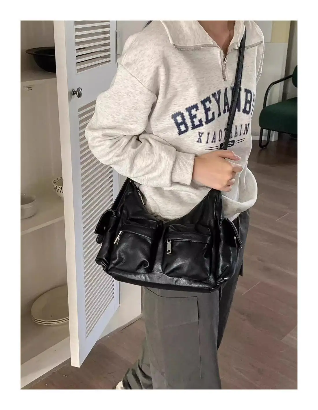 バッグ y2k leather shoulder bag 00s KAILANI Amazon.com: Shoulder Bag for Women Y2K Trendy Purse Vegan