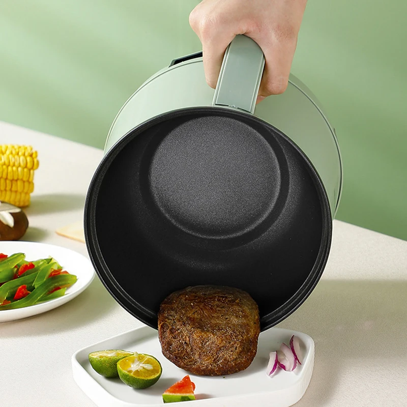 Mini Multifunction Electric Cooking Machine 1.7L Single/Double Layer Hot Pot Intelligent Electric Rice Cooker Non-stick Pan Pots 3