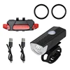 Bike Light Set Head Front Light With Taillight USB Rechargeable Headlights 3 modes Bicycle Accessories for the Bicycle Road MTB 4
